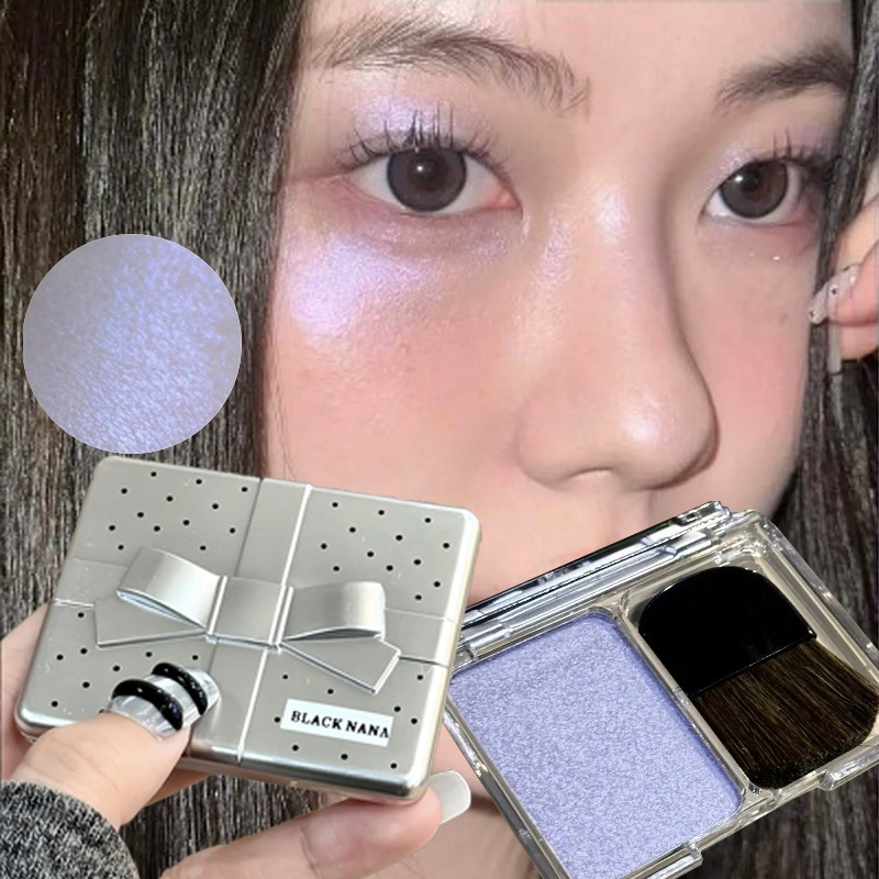 Highlighter Bronzer Palette - Paleta de Maquiagem Portátil Punk Ice