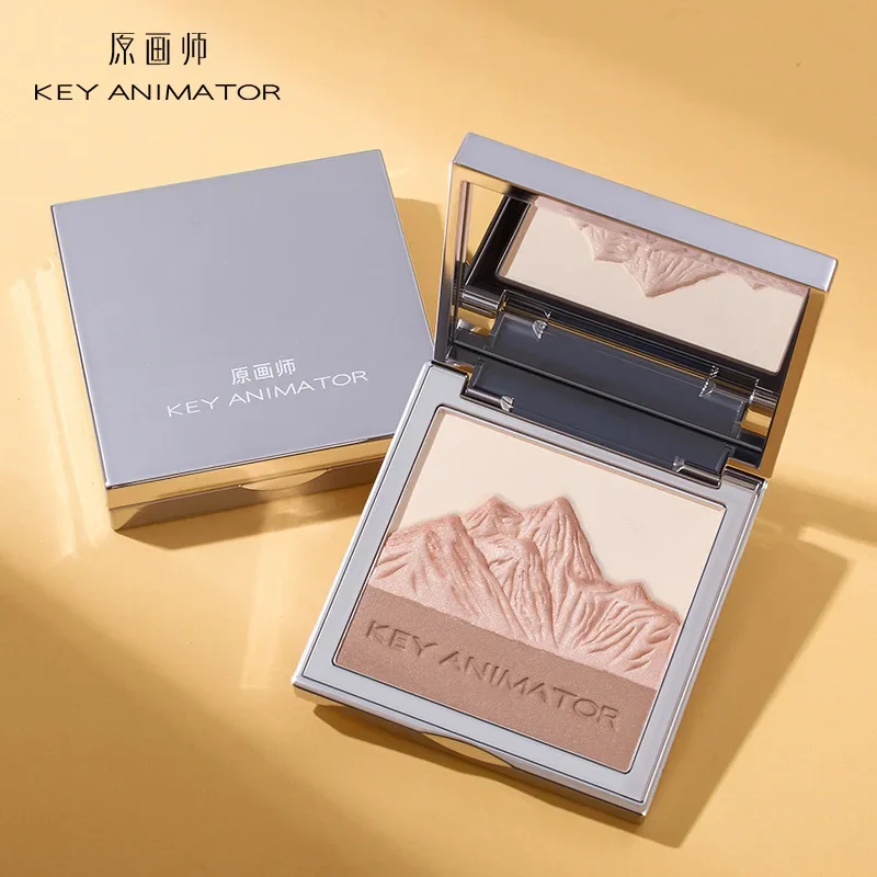 Highlighter Bronzer Palette - Paleta de Pó Iluminador KEY ANIMATOR,
