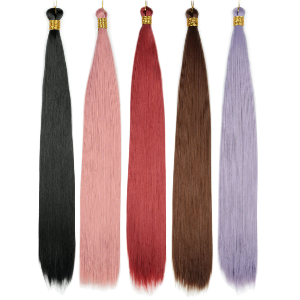 Pure Beauty Hair & Makeup - Cabelo Sintético Liso de 28 Polegadas
