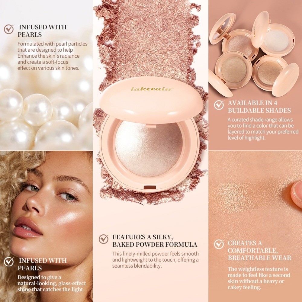 Pó Iluminador Facial de Longa  - Highlighter Bronzer Palette avaliação e preço