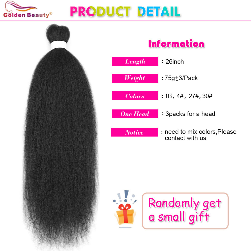 3 Pacotes de Cabelo Sintético  - Pure Beauty Hair & Makeup avaliação e preço