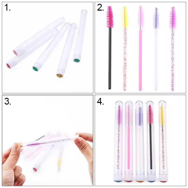 Tubo de escova de cílios com e - Beauty Makeup Youtube avaliação e preço