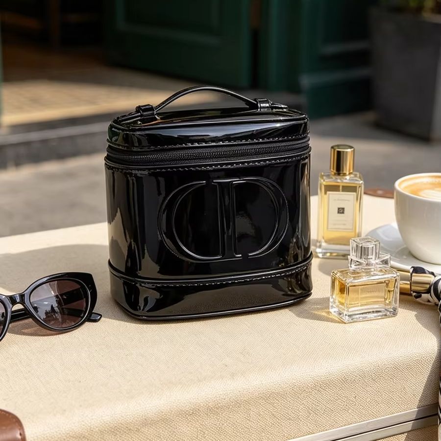 Bolsa DIOR em malha preta para - Makeup Organizer avaliação e preço