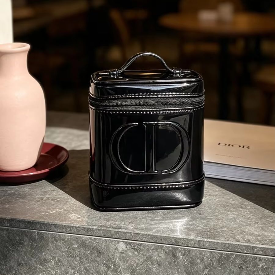 Bolsa DIOR em malha preta para - Makeup Organizer avaliação e preço