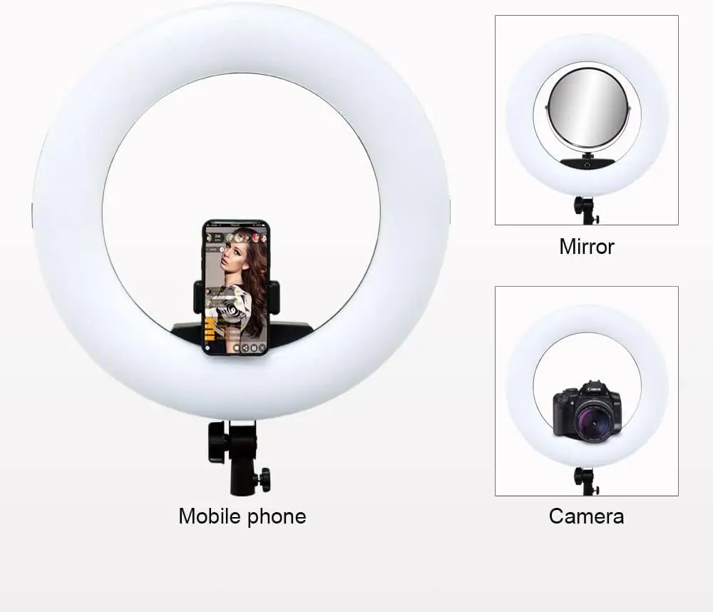 Lâmpada Circular FD480 de 18 P - Beauty Makeup Light avaliação e preço